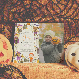 Lámina Foto del cumpleaños de Budget Spooky Boy Halloween