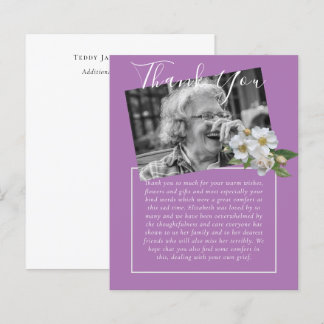 Lámina FOTO del Obituario Funeral Memorial