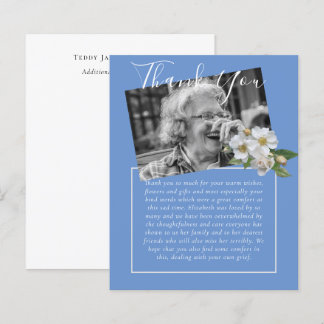 Lámina FOTO del Obituario Funeral Memorial