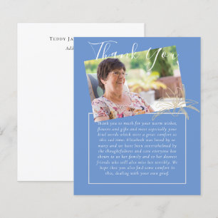 Lámina FOTO del Obituario Funeral Memorial