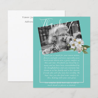 Lámina FOTO del Obituario Funeral Memorial