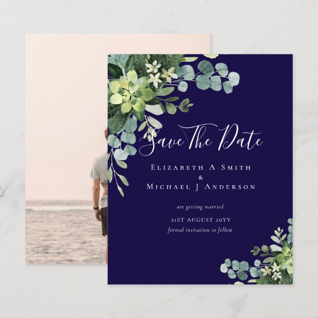 Lámina Foto del presupuesto Guardar fechas de salida de e (Anverso / Reverso)