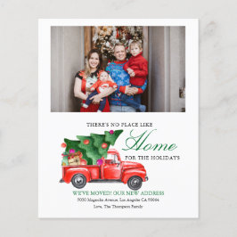 Lámina Foto en movimiento del Camión de Árbol de Navidad