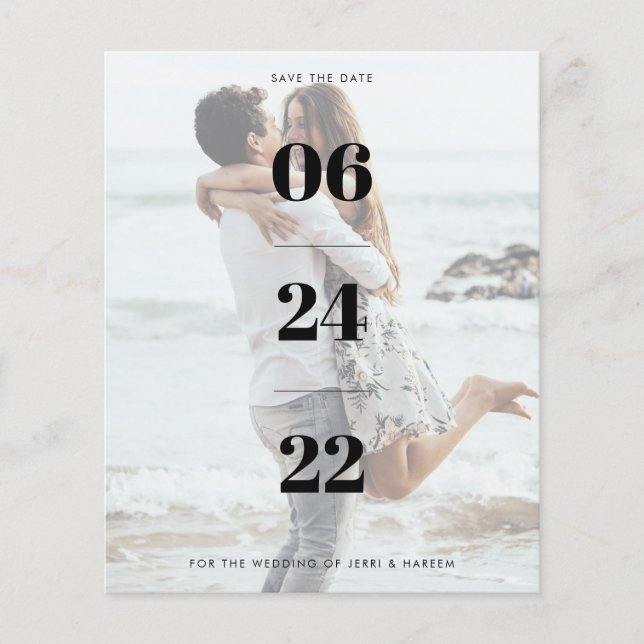 Lámina Foto Guardar la fecha (Anverso)