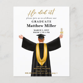 Lámina Foto Minimalista del presupuesto que hizo de gradu