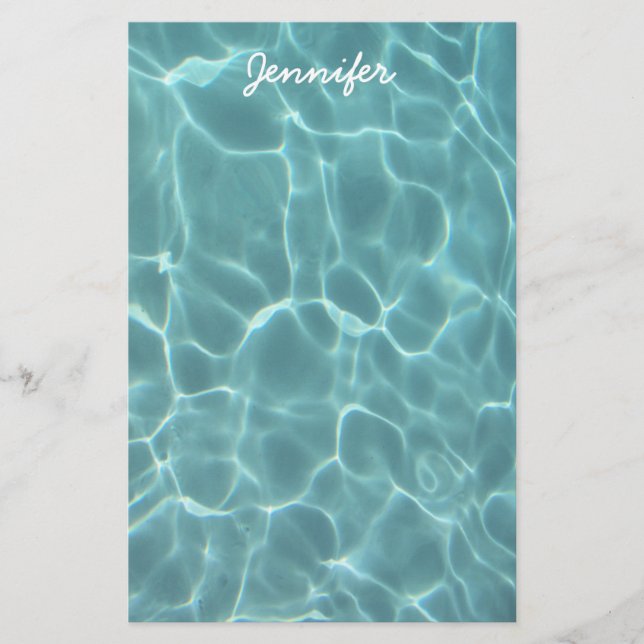 Lámina Foto personalizada de la piscina verde Aqua (Anverso)