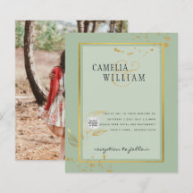 FOTO PRESUPUESTARIA Boda Invitar CÓDIGO QR Rsvp Ve