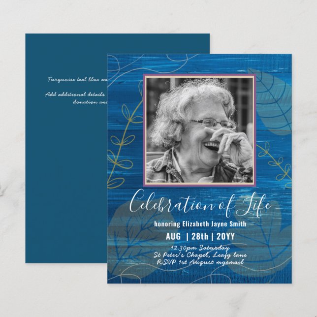 Lámina FOTO PRESUPUESTARIA Celebración de INVITACIONES de (Anverso / Reverso)