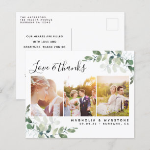 Lámina Foto presupuestaria Eucalyptus Boda Gracias Postca