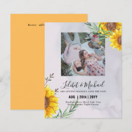 Lámina Foto PRESUPUESTARIA Guardar fecha o girasol ruso B