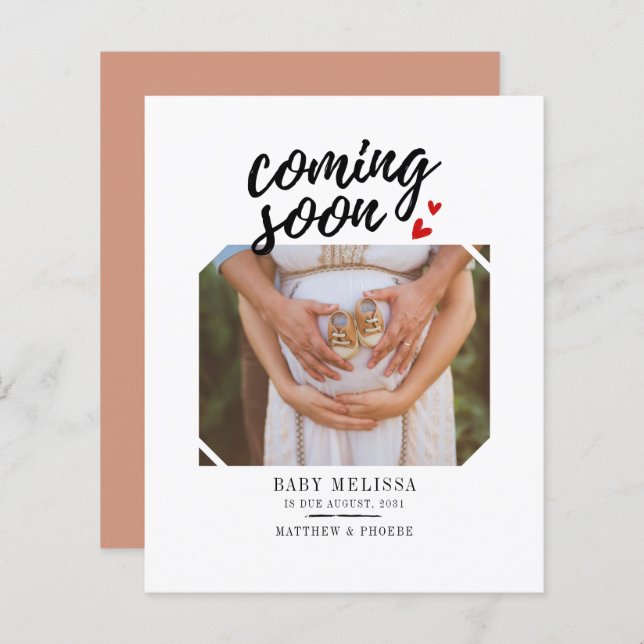 Lámina Foto presupuestaria próxima a Invitación de embara (Anverso / Reverso)