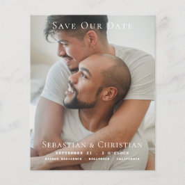 Lámina Foto PRESUPUESTARIA Simple Guardar El Boda De Fech