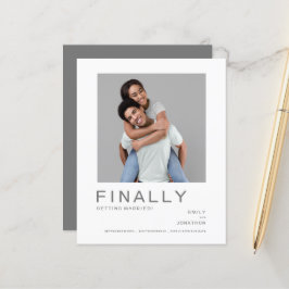 Lámina Foto Presupuestaria Tipografía Simple Gris Guardar