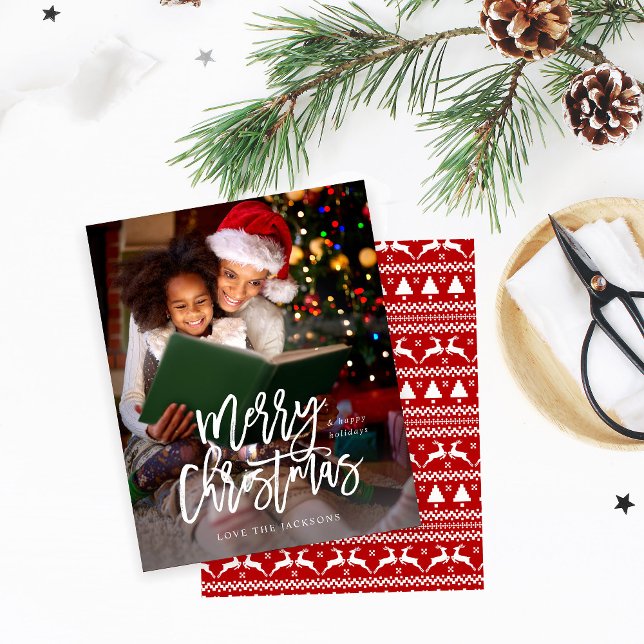 Lámina Foto vertical de caligrafía navideña de presupuest (Subido por el creador)