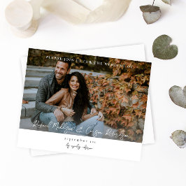 Lámina Foto y caligrafía de presupuesto 14 Boda de Mod H