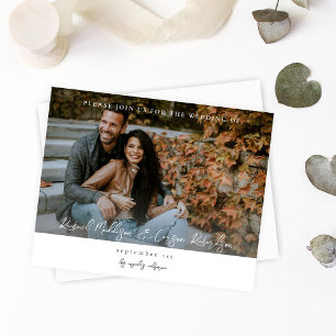 Lámina Foto y caligrafía de presupuesto 14 Boda de Mod H