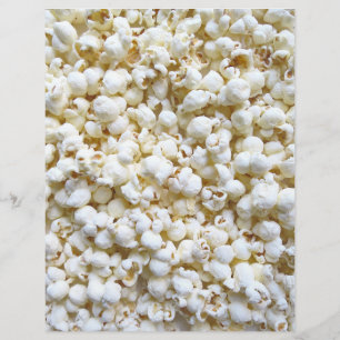 Lámina Fotografía de decoración de palomitas festivas