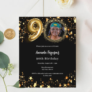 Lámina Fotografía de oro negro: 90 años de invitación