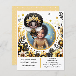 Lámina Fotos cumpleaños de la pequeña princesa africana d