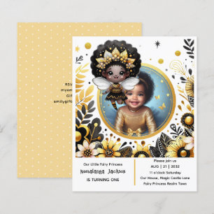 Lámina Fotos cumpleaños de la pequeña princesa africana d
