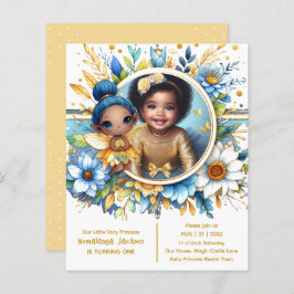 Lámina Fotos cumpleaños de la pequeña princesa africana d