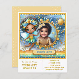 Lámina Fotos cumpleaños de la pequeña princesa africana d