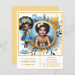 Lámina Fotos cumpleaños de la pequeña princesa africana d