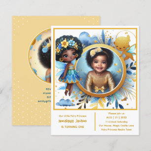 Lámina Fotos cumpleaños de la pequeña princesa africana d