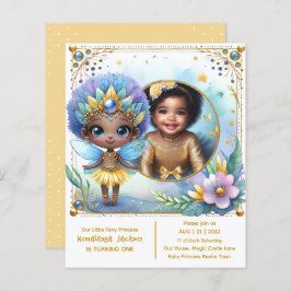 Lámina Fotos cumpleaños de la pequeña princesa africana d