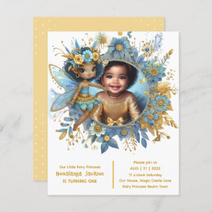 Lámina Fotos cumpleaños de la pequeña princesa africana d