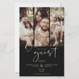 Lámina Fotos del Collage de Budget Trendy Modern 3 Bodas