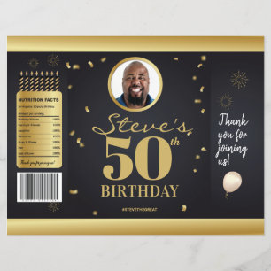 Lámina Fotos hito Cumpleaños Chip Bag Wrappers