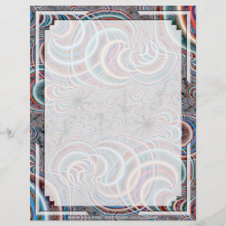 Lámina Fractal C~17 Personalizado Letterhead 03 - 8,5" x