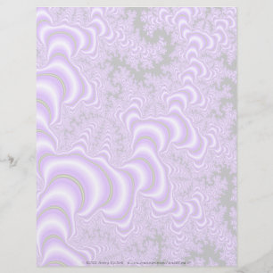 Lámina Fractal S~01 Personalizado Letterhead 02 - 8,5" x