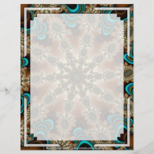 Lámina Fractal S~17 Personalizado Letterhead 03 - 8,5" x 