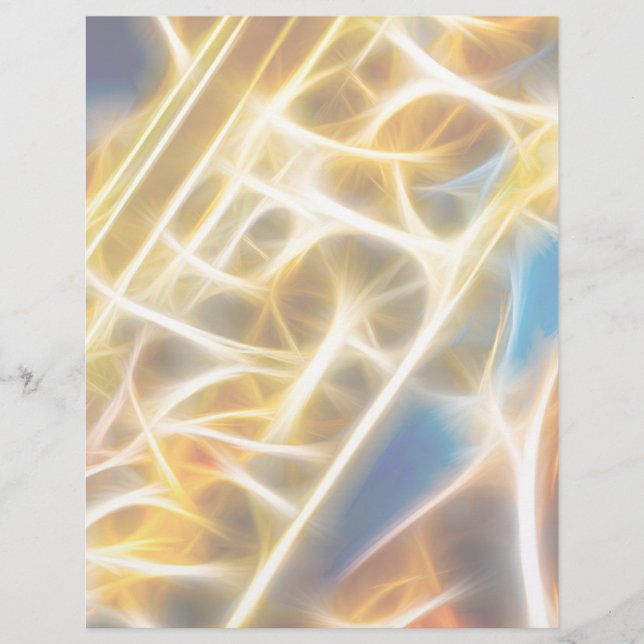 Lámina Fractal saxofoniano (Anverso)