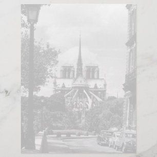 Lámina Francia vintage París nuestra señora isla de san l