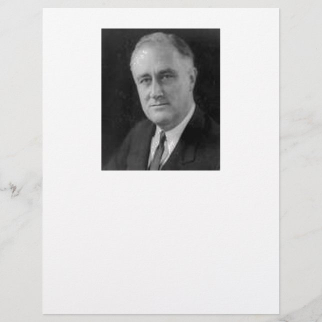 Lámina Franklin D Roosevelt (Anverso)