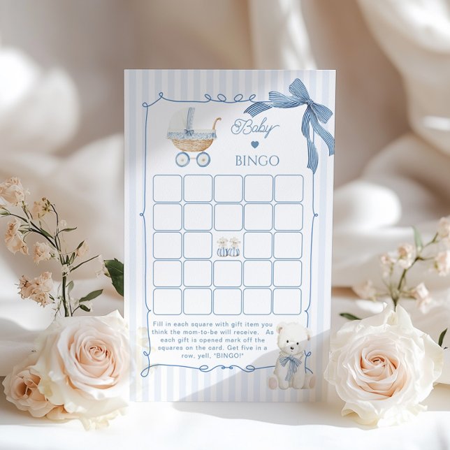 Lámina French Nursery Coquette Carriage Baby Bingo game (Subido por el creador)