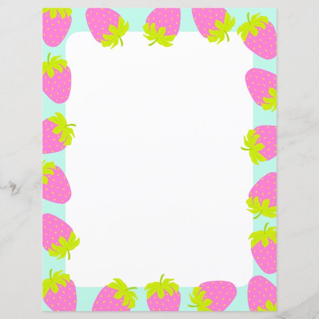 Lámina Fresa Aqua (Anverso)