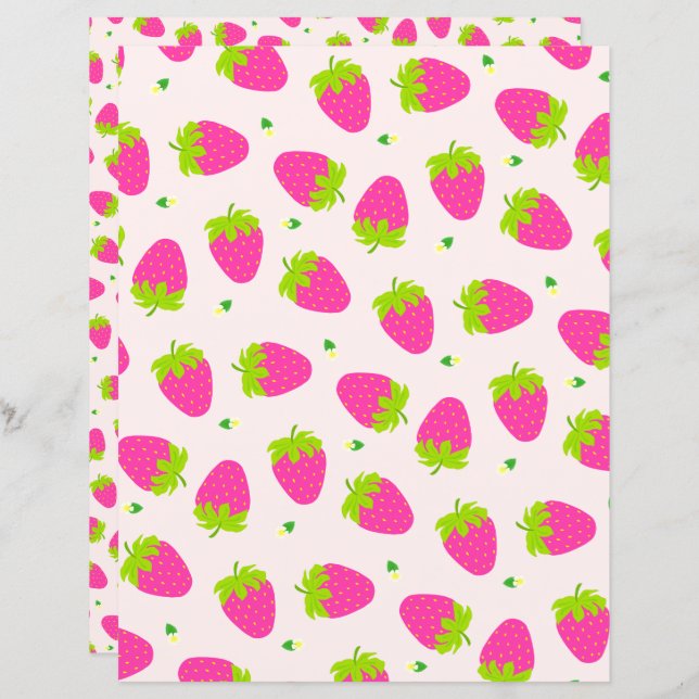 Lámina Fresa Beige (Anverso / Reverso)