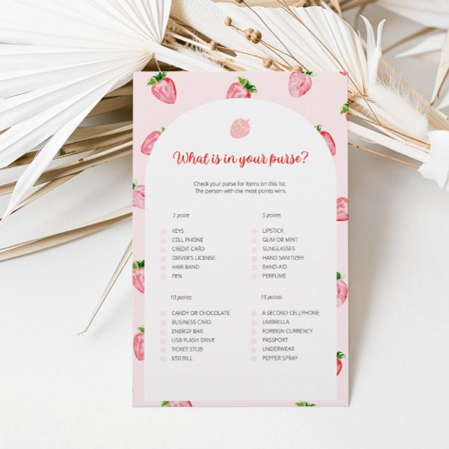 Lámina Fresa ¿Qué Hay En Tu Depósito De Baby Shower? (Subido por el creador)