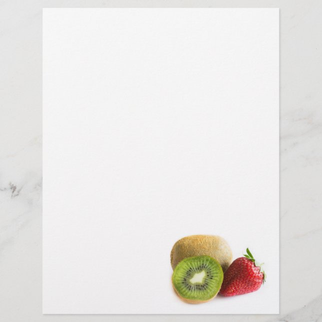 Lámina Fresas y kiwi (Anverso)