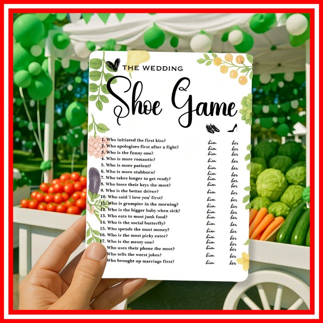 Lámina Fresh Off The Market Boda Shoes Game (Subido por el creador)