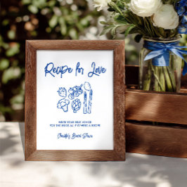 Lámina Fresh Off The Market Bridal Shower Advice Sign