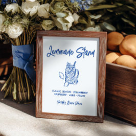 Lámina Fresh Off The Market Lemonade Bridal Shower Sign