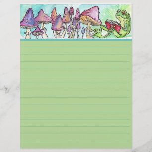 Lámina Frog de libro de cuentos, gracias