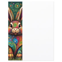 Frohe Ostern - Osterhase in Blumen 2