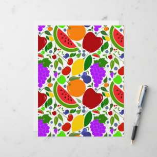 Lámina Frutas Coloridas de Verano