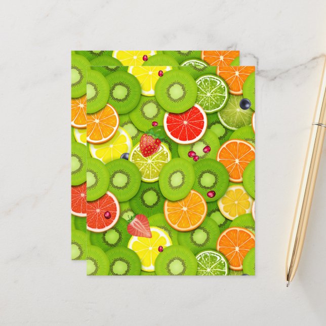 Lámina Frutas de verano 2 (Anverso/Reverso In Situ)